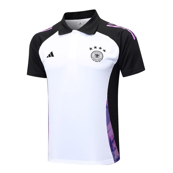 Polo Alemania 2024-2025 Blanco Negro 2